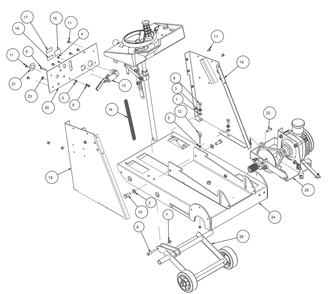 Section 05 Diagram and Parts List for MK-2422SSP 170956 MK Diamond Concrete Saw